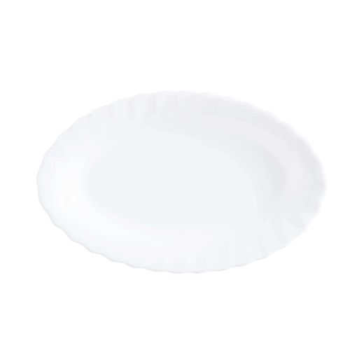 Trianon appetizer plate, Arcoroc, Trianon, 220 mm, White, 220x140x(H)28mm 1
