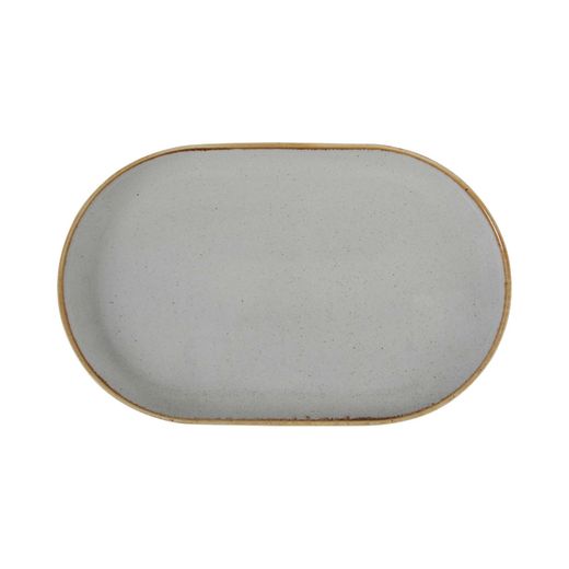 Ashen oval platter, Porland, Porland Seasons Ashen 1