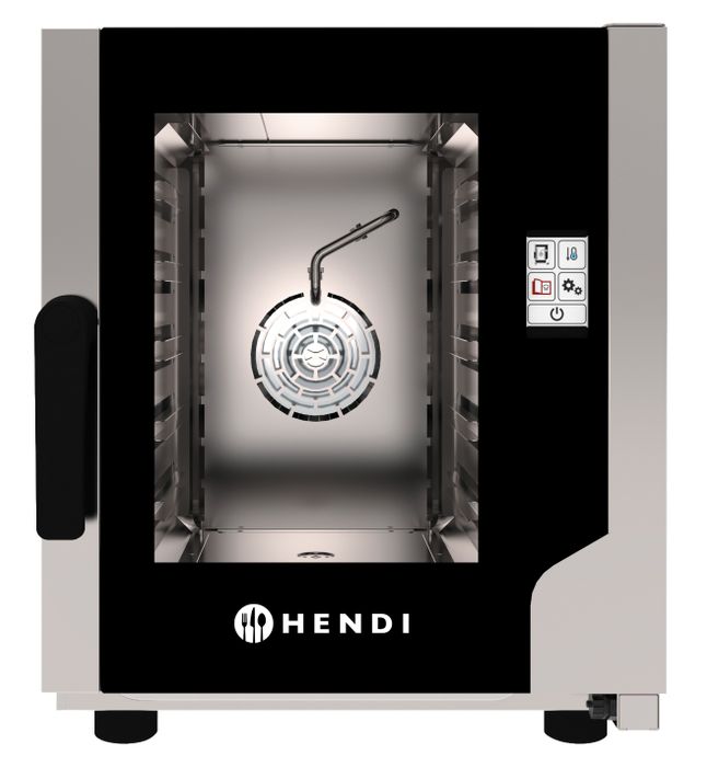Horno de vapor de convección táctil 5 x GN 2/3