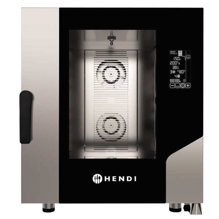 Horno de vapor de convección táctil 7x GN 1/1