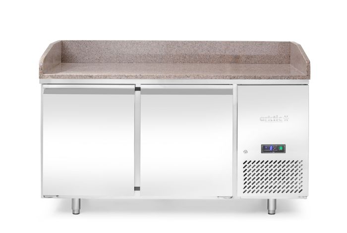 Pizza cooling table with granite worktop, 2 doors - HENDI Tools for Chefs