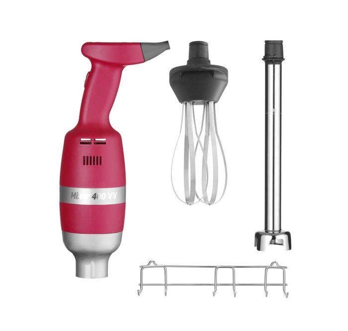 Mixeur-plongeur Profi Line 400 - avec vitesse réglable - Set avec support de rangement