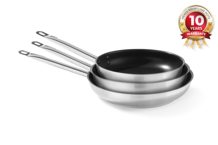 Non Stick Frying Pan，MSMK 24cm Induction Pan with Lid,Stainless Steel Frying Pan with 5-Ply Non-Toxic Coating，Pan with Induction Bottom，Nonstick Skillet Pan Suitable for All Stoves