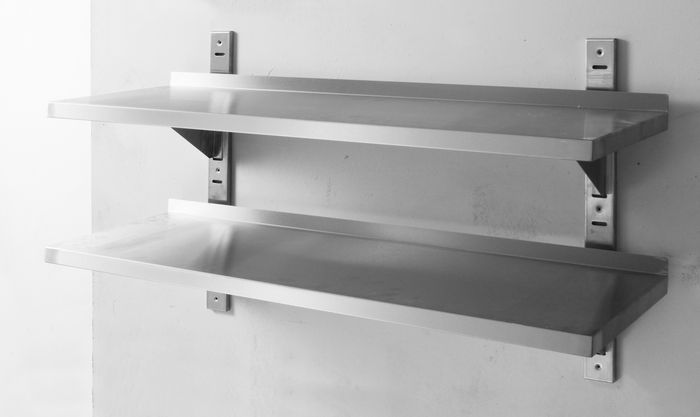 Double Wall Shelf Stainless Steel – Paulbabbitt.com