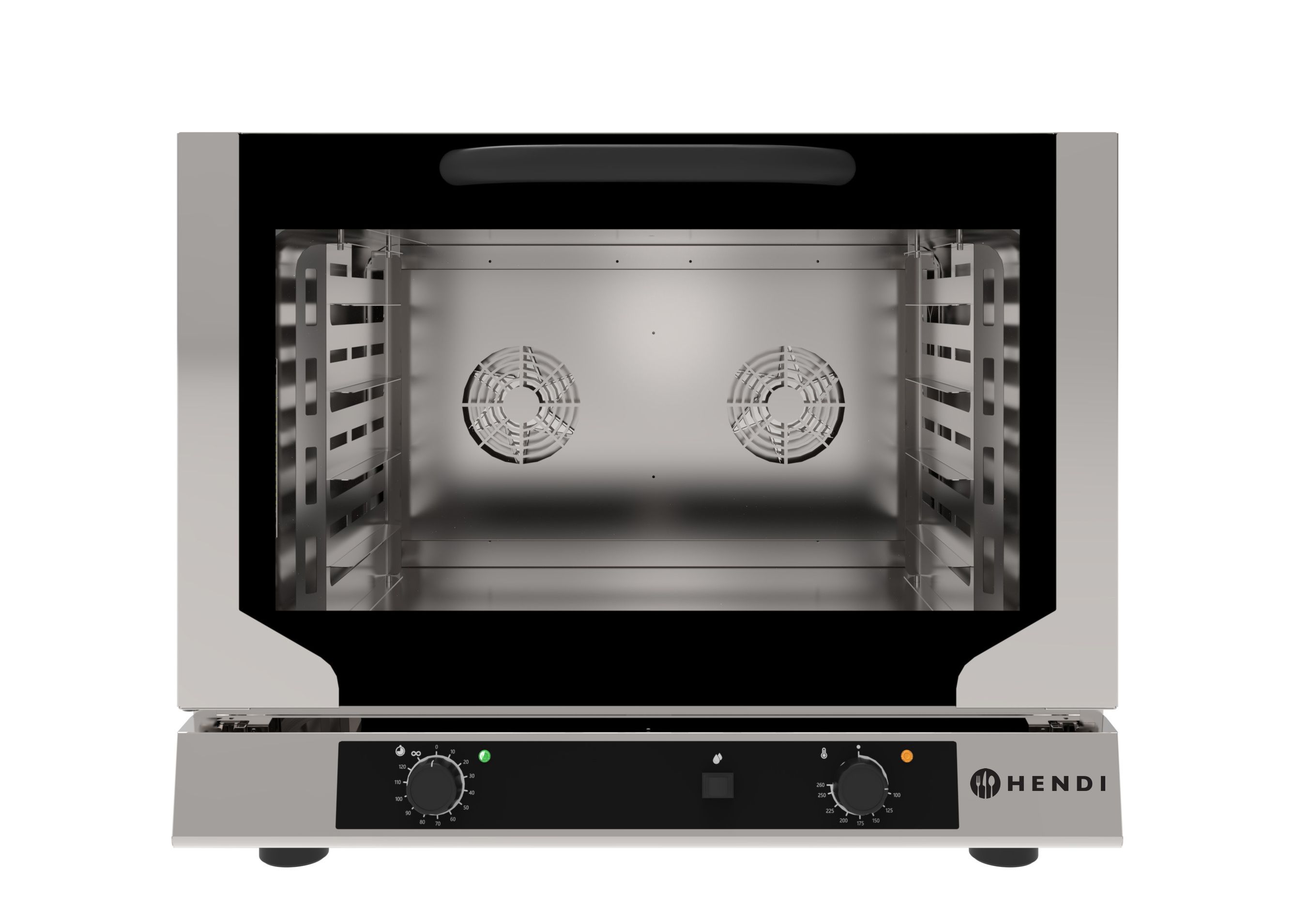 Bakery convection oven with humidification 4x 600x400 - HENDI
