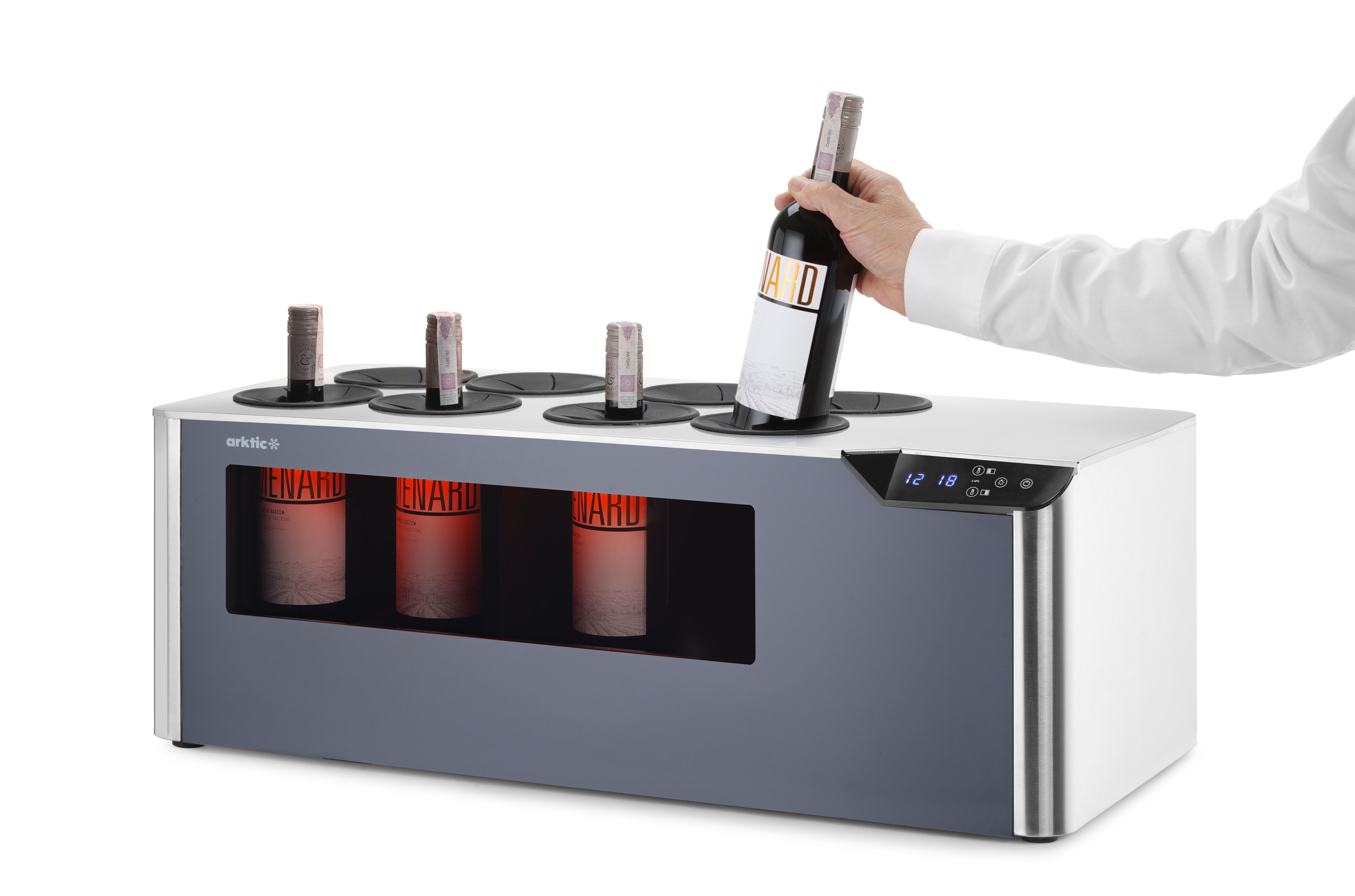 Countertop wine cooler, 2-zone Cellar - HENDI Tools for Chefs