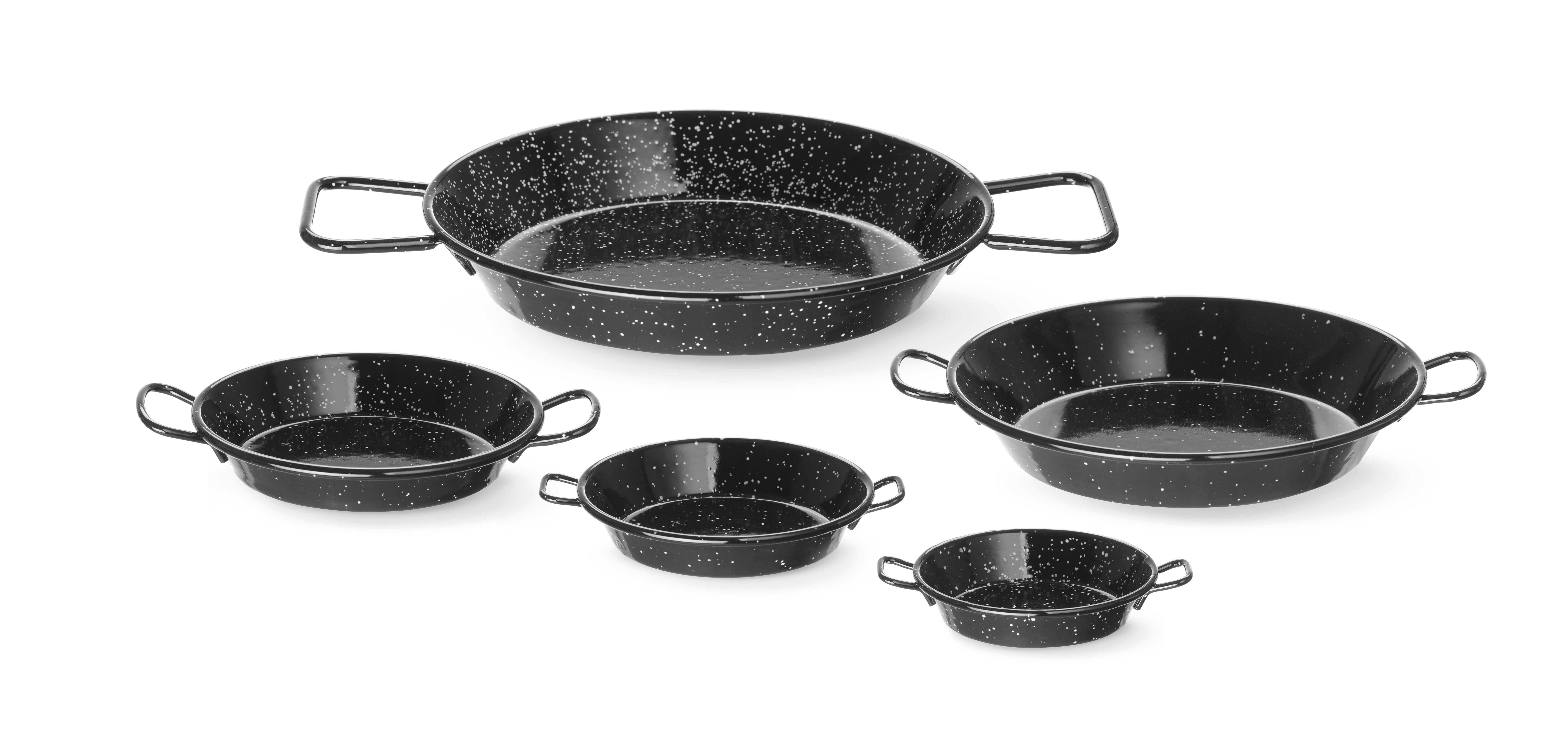 HENDI Geëmailleerde paëllaschalen, ⌀185x(H)43mm
