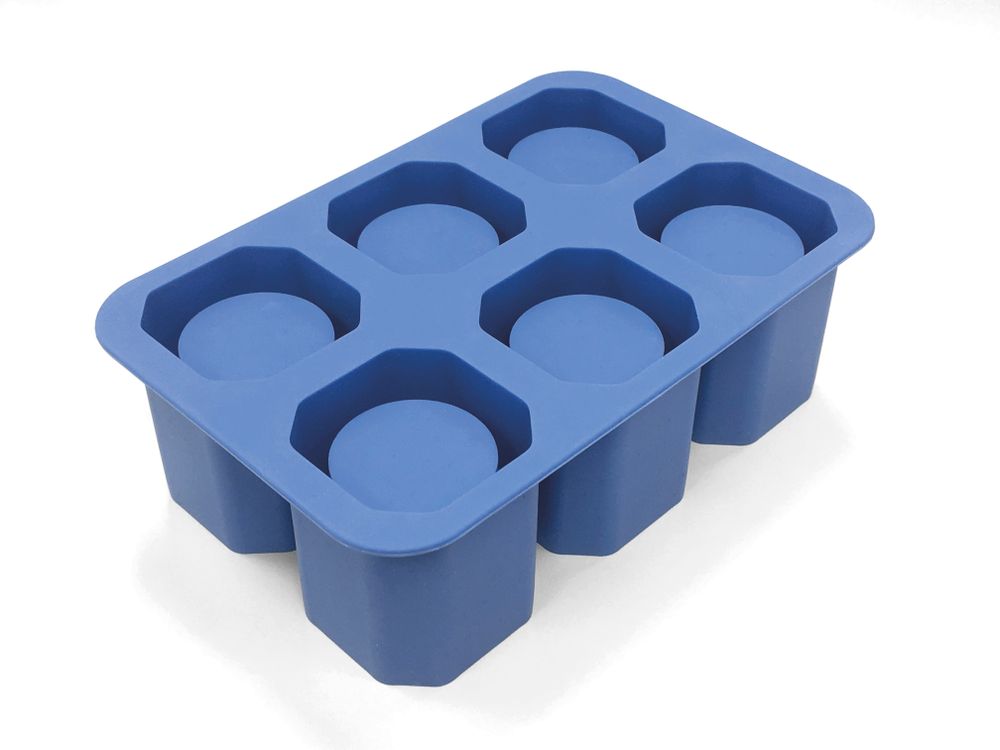 Ice shot glass mould, Bar up, 125x190x(H)60mm