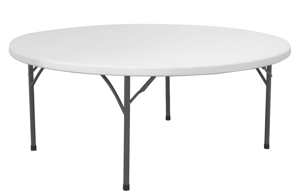 Buffet table round foldable, HENDI, max. load: 250 kg, ø1800x(H)740mm