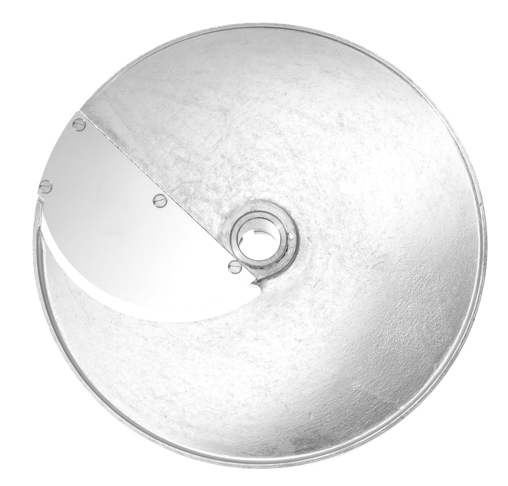 FCC slicing disc with rounded blade for vegetable cutters