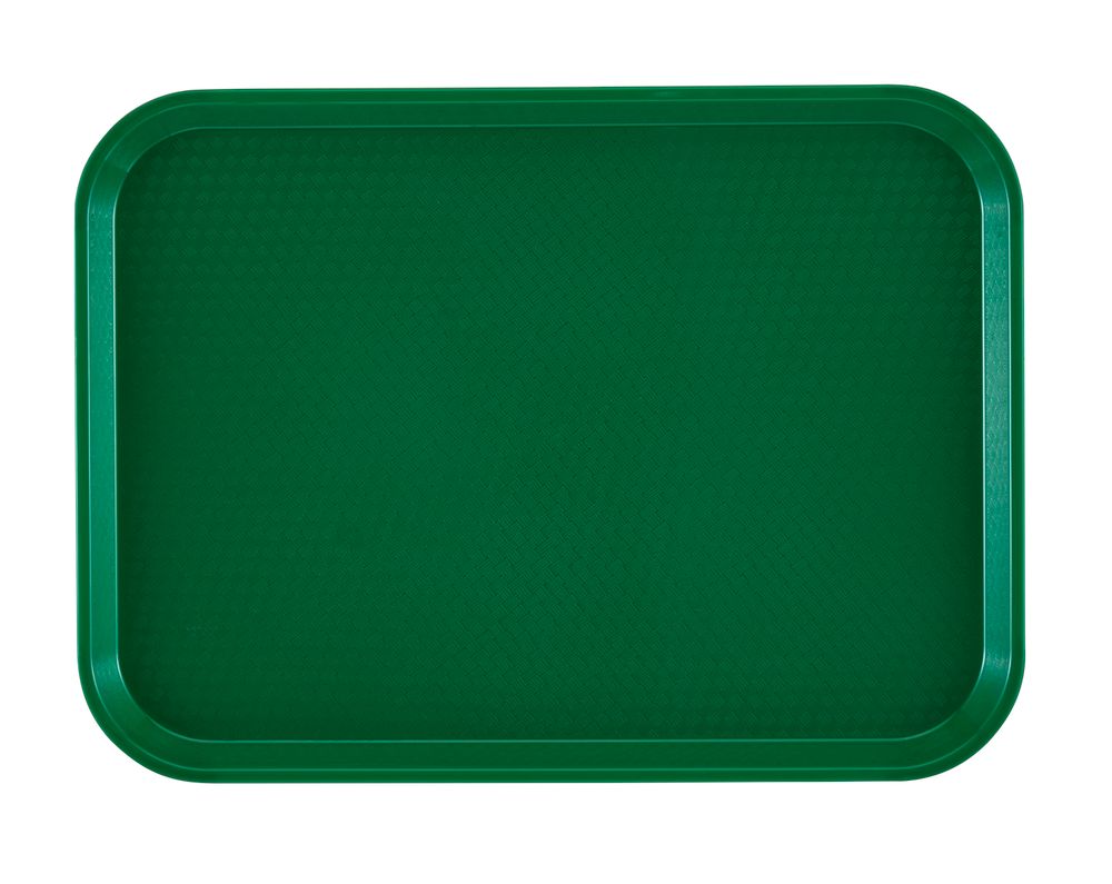 Polypropylene fast food tray, medium., Cambro, green, Green, 300x410x(H)19mm