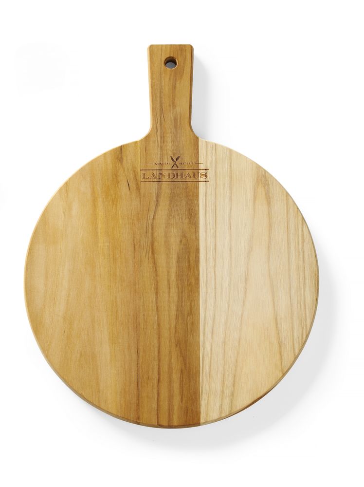 Landhaus cutting board made of teak, Tramontina, Wood light, 400x300x(H)18mm