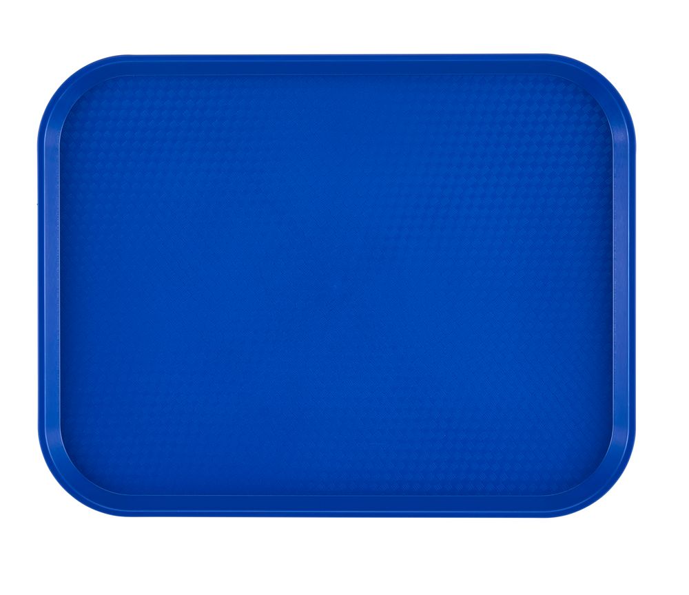 Polypropylene fast food tray, large., Cambro, blue, Blue, 355x457x(H)21mm