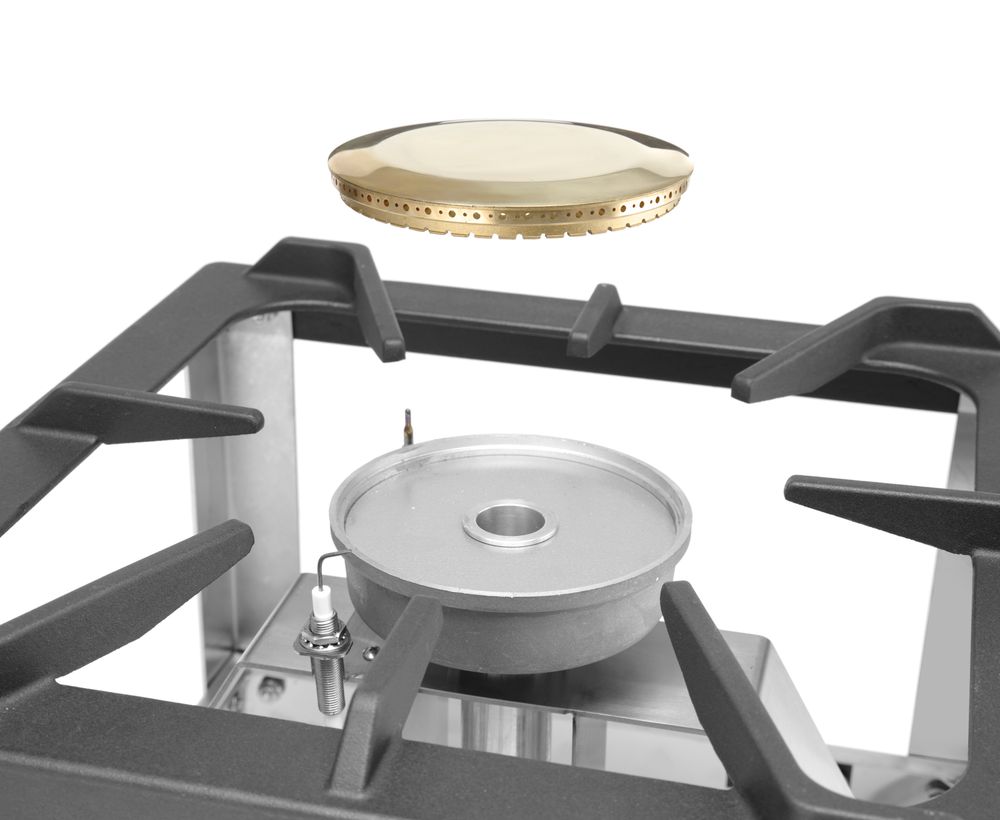 Réchaud à gaz Kitchen Line, HENDI, Kitchen Line, 6kW, 400x440x(H)390mm