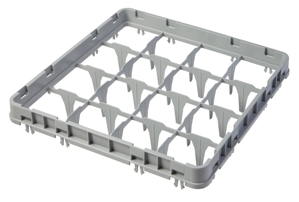 Full drop rack extender 500x500 mm grey, E1 model., Cambro, number of compartments: 16 (4x4)