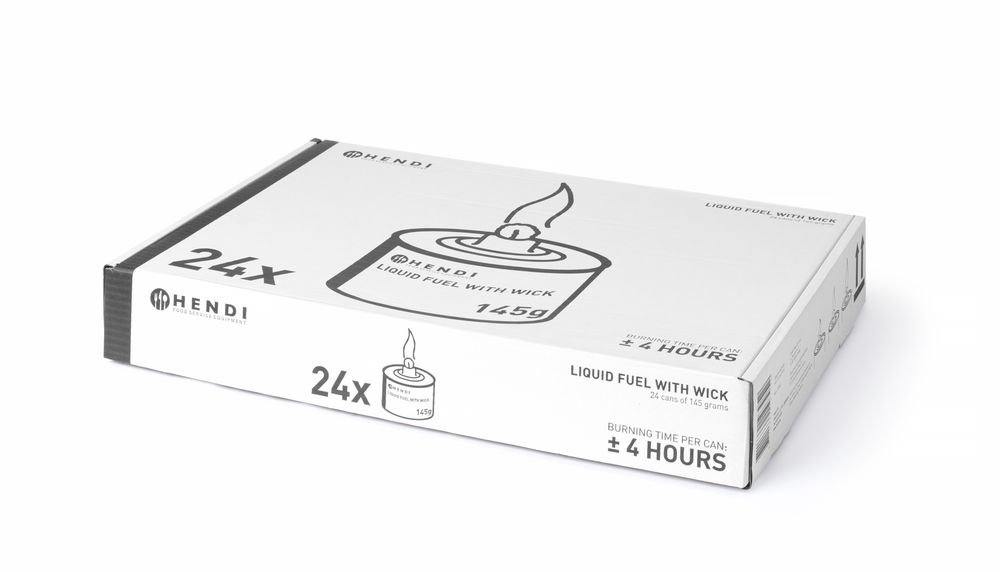 Vloeibare brandstof met lont