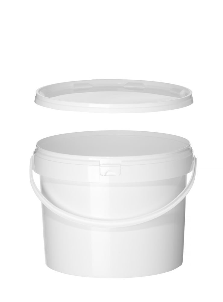 Seau, HENDI, 11,5L, Blanc, ⌀300x(H)230mm