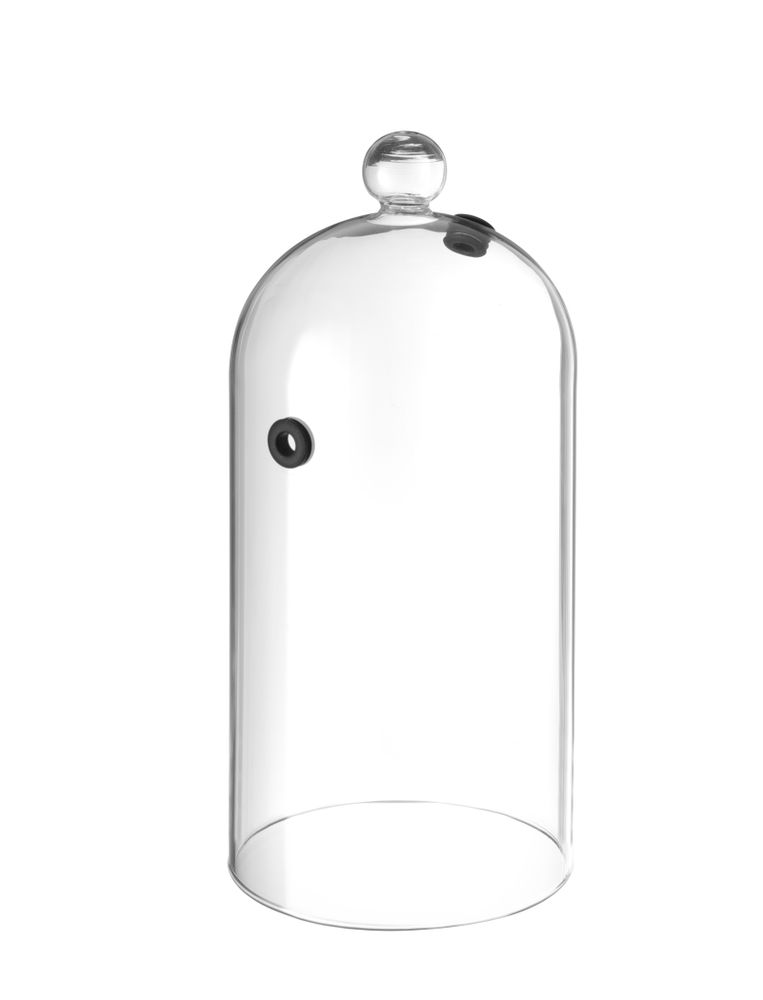 Glass dome with vent, HENDI, Cocktail dome, ø130x(H)282mm