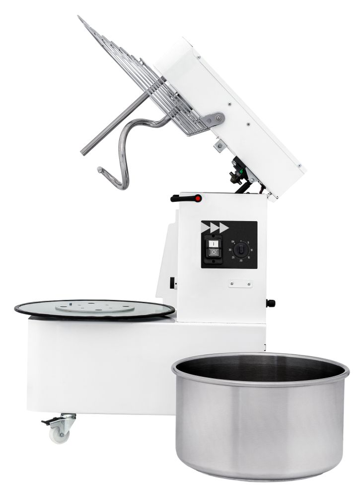 Deegmachine met kantelbare kop en verwijderbare mengkom