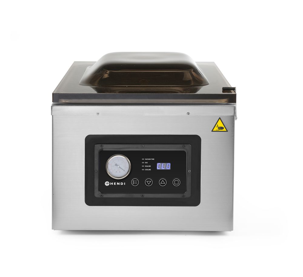 Machine à emballer sous vide avec chambre Profi Line 410, HENDI, Profi Line, bande de soudure 410 mm, 230V/1100W, 510x625x(H)455mm