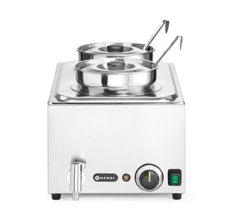 Set: Bain-marie Ranger + 2x bak 4L met deksel