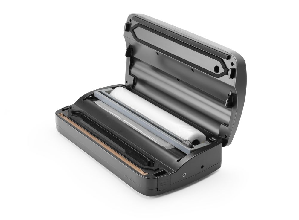 Strip vacuüm verpakkingsmachine met rolhouder