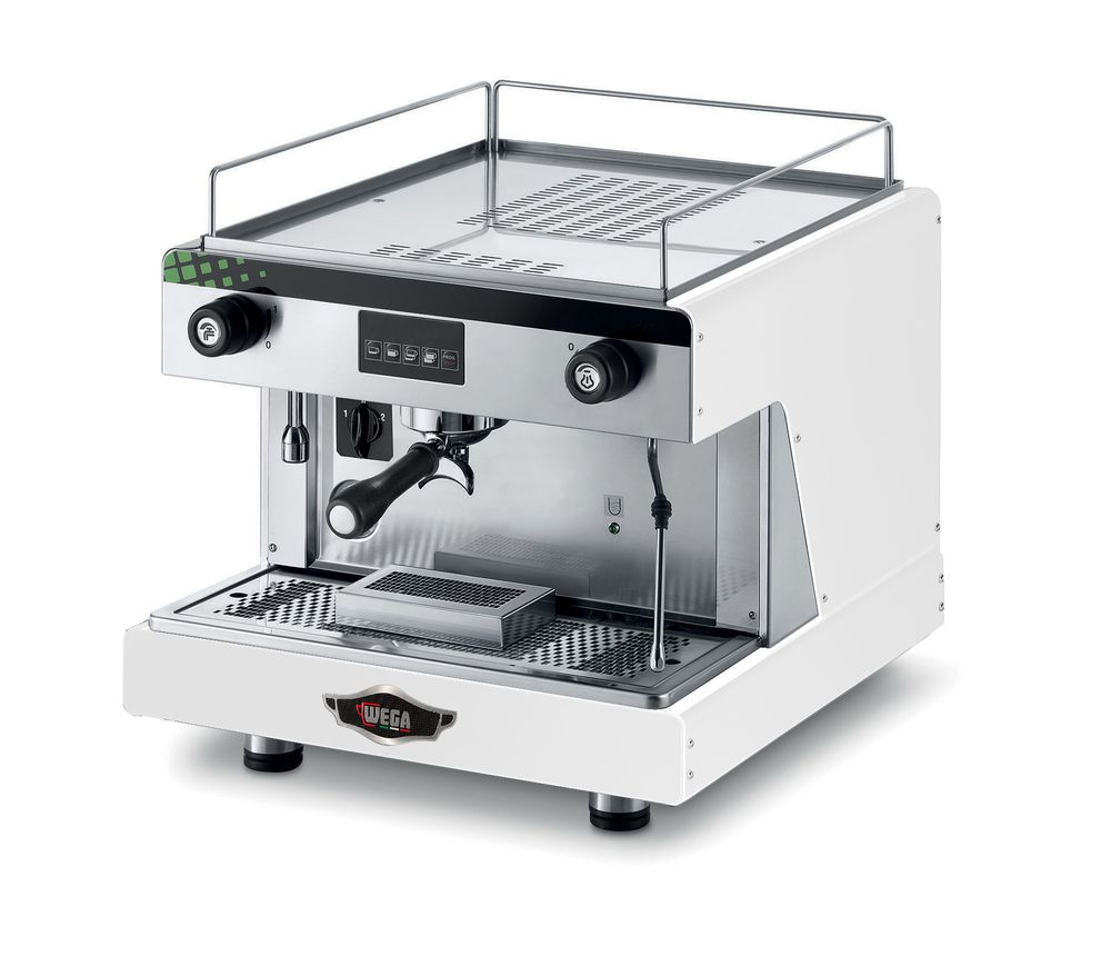 Wega coffee machine, 1-group, electronic, white, Wega, 5L, 230V/2900W, 530x555x(H)515mm