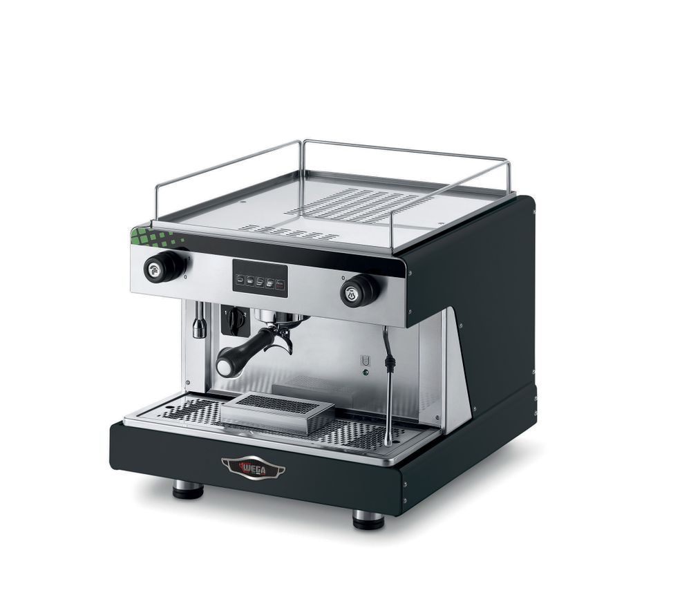 Kávovar Wega, 1 pákový, elektronický, černý, Wega, 5L, 230V/2900W, 530x555x(H)515mm