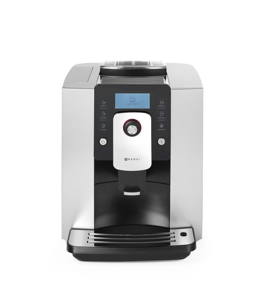HENDI | Automatický kávovar One Touch, HENDI, Stříbrná, 230V/1400W, 302x450x(H)370mm