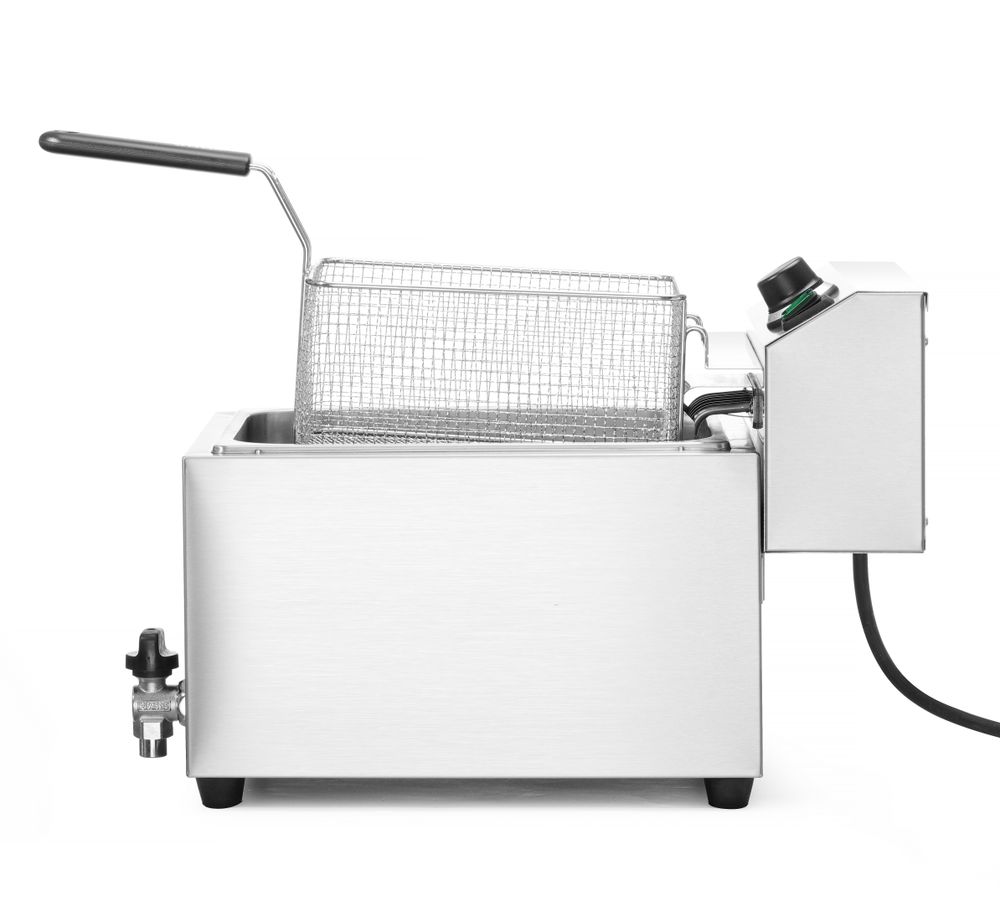 Friteuse Profi Line avec robinet de vidange - 10L - 400V, HENDI, Profi Line, 10L, 400V/6600W, 300x680x(H)420mm