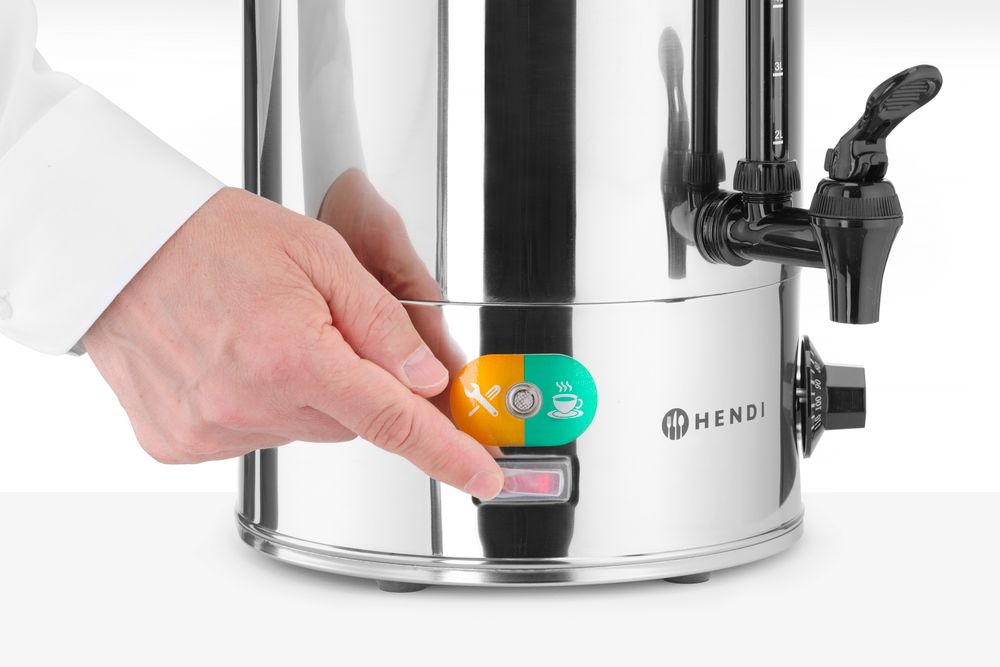 Distributeur à boissons chaudes, HENDI, 18L, 230V/2200W, 385x385x(H)595mm
