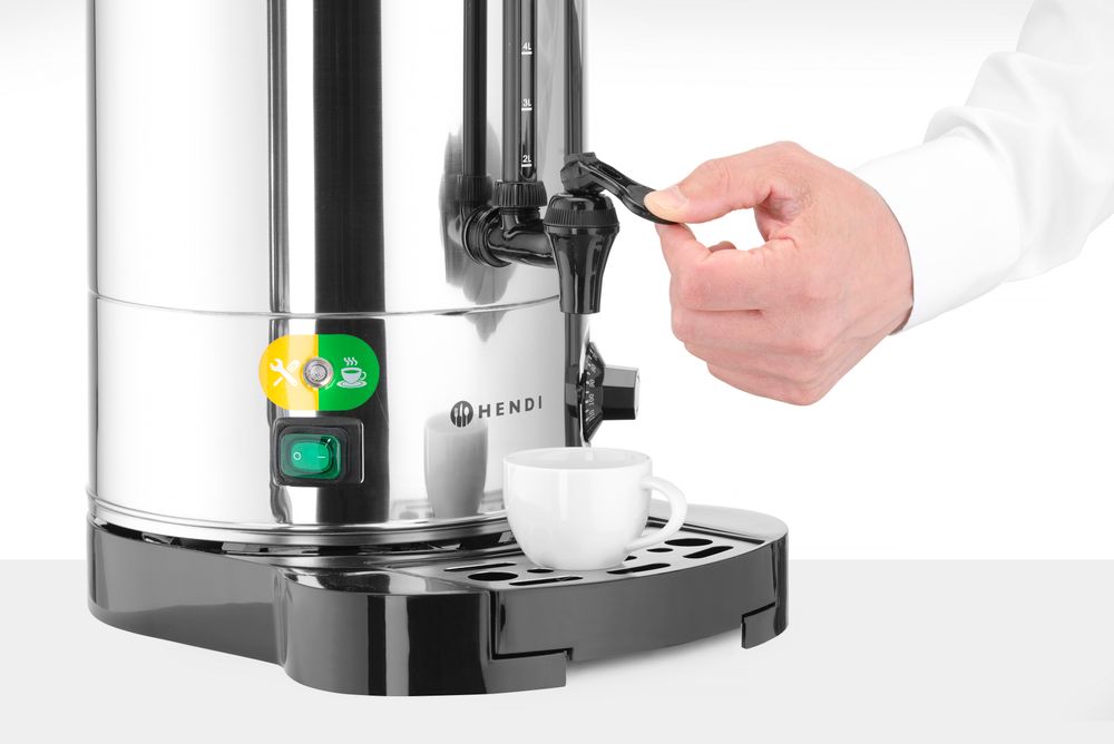 Warme dranken ketel dubbelwandig