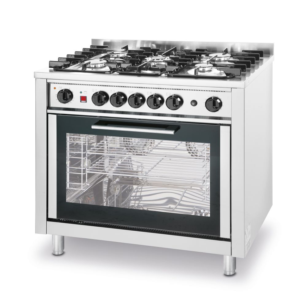 Gas cooker - 5 burners with electric oven