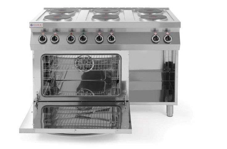 Electric cooker Kitchen Line 6-plate with convection electric oven GN 1/1