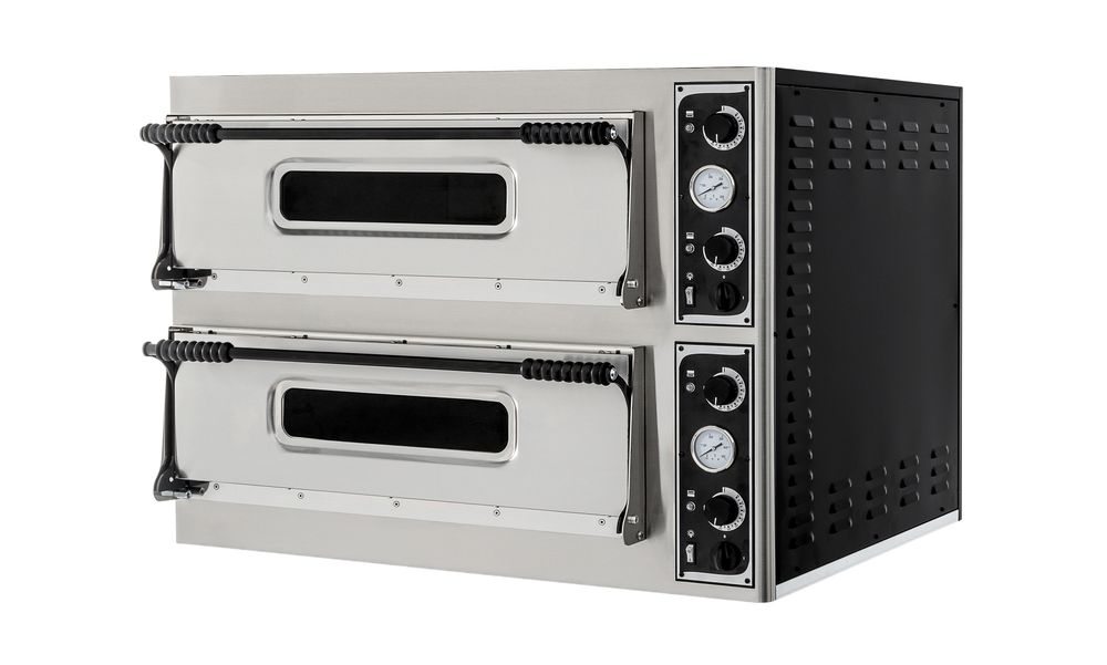 Pizza oven BASIC xL 44, Prismafood, 2 chambers, 400V/12000W, 1000x844x(H)745mm