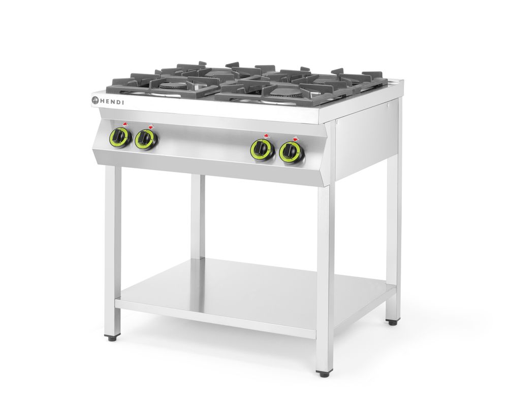 Gasfornuis Kitchen Line 4-pits open standaard