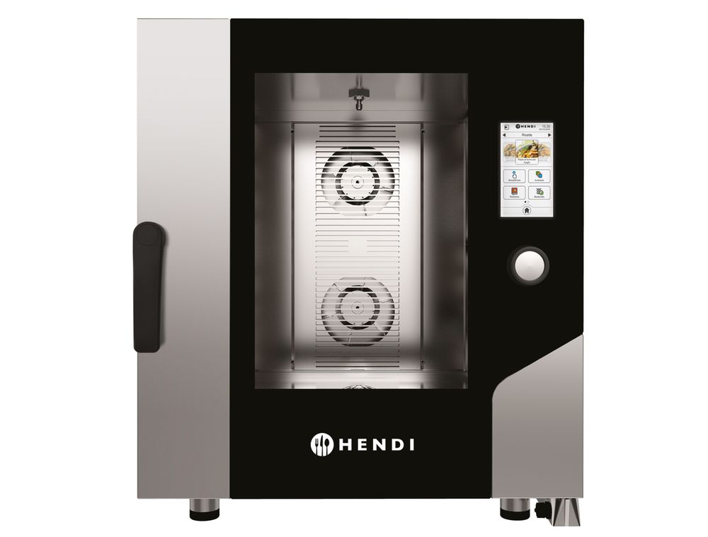 Convectiestoomoven – Touch 7 x GN 1/1, elektrisch, met directe stoom en een aanraakscherm