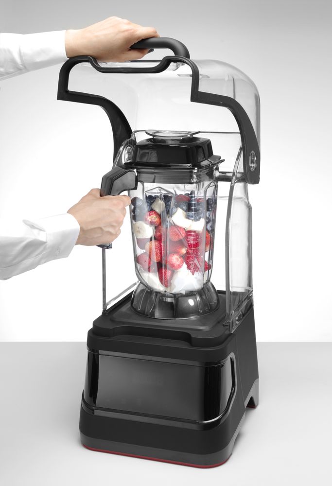 Bar Blender digitaal met geluiddempende kap en BPA-vrije kan