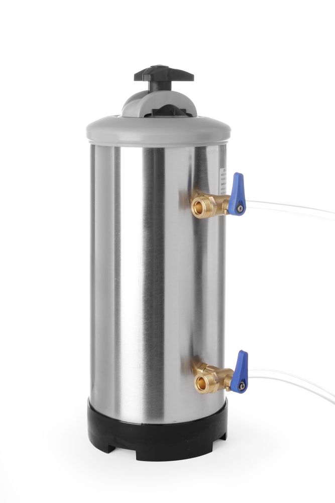 Water softener, HENDI, Filter capacity (20°F/30°F/40°F) 2520/1680/1260, 12L, ø185x(H)500mm