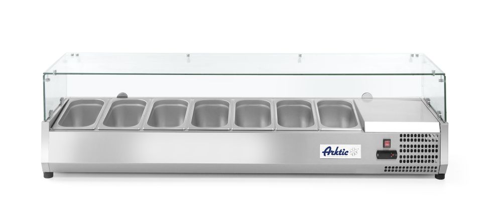 Refrigerated countertop server GN 1/3, Arktic, 7x GN 1/3, 230V/180W, 1605x395x(H)430mm