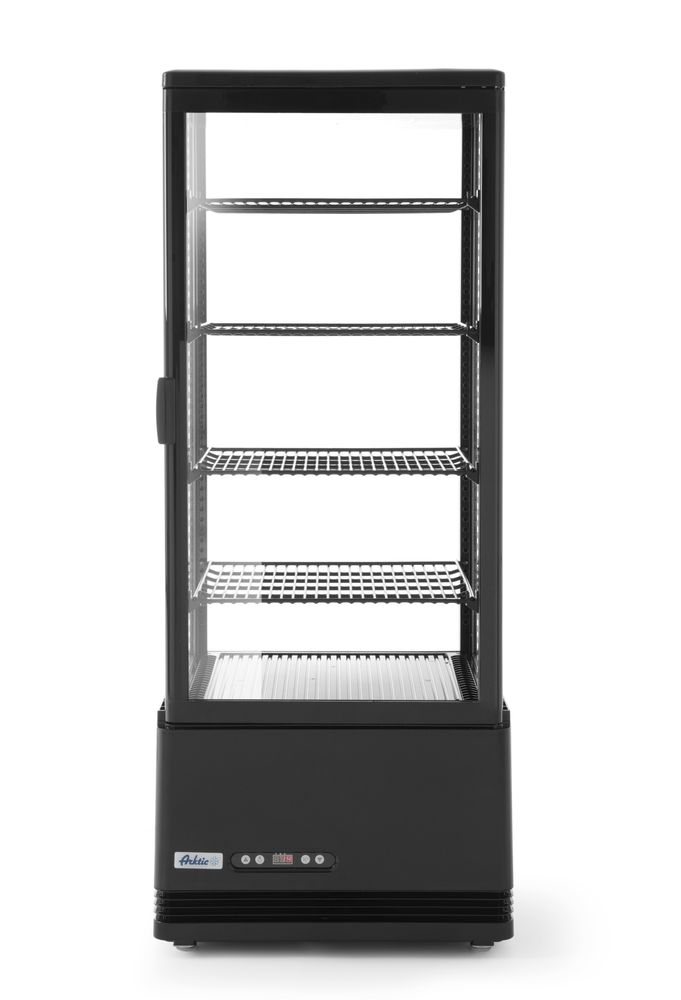 Refrigerated display cabinet, 98 l, Arktic, Black, 230V/210W, 452x406x(H)1116mm