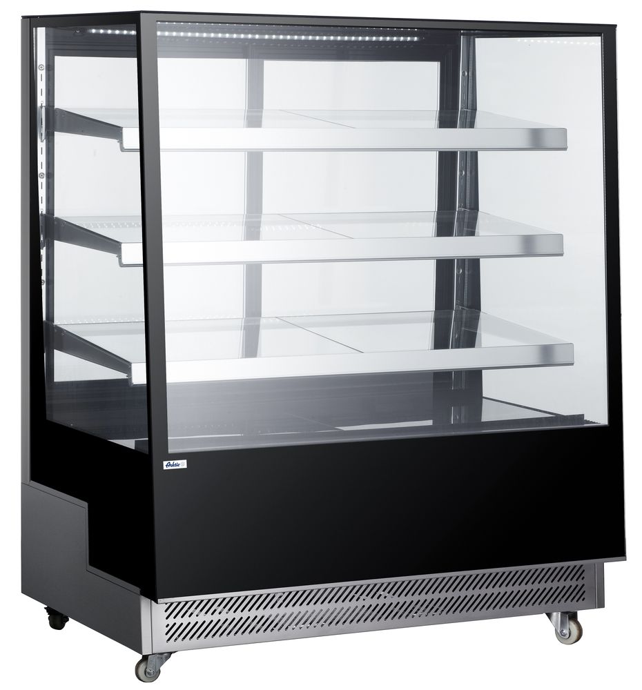 Refrigerated display cabinets with 3 slanted shelves, Arktic, 650L, 230V/490W, 1200x805x(H)1445mm