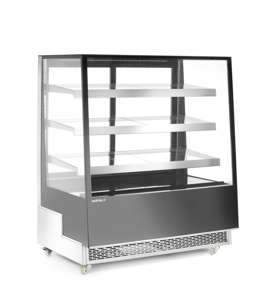 Koelvitrine met 3 schuine schappen