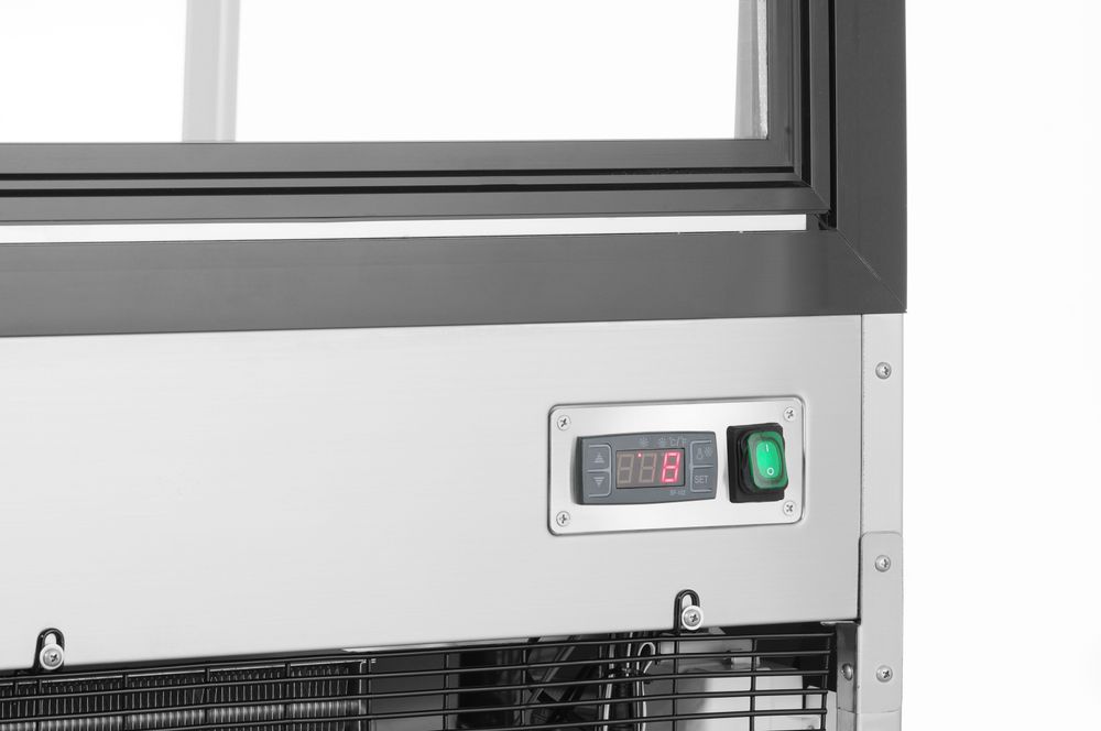 Koelvitrine met 3 schuine schappen