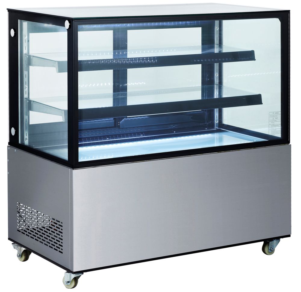 Refrigerated display cabinets with 2 shelves, Arktic, 410L, 230V/490W, 1215x675x(H)1210mm