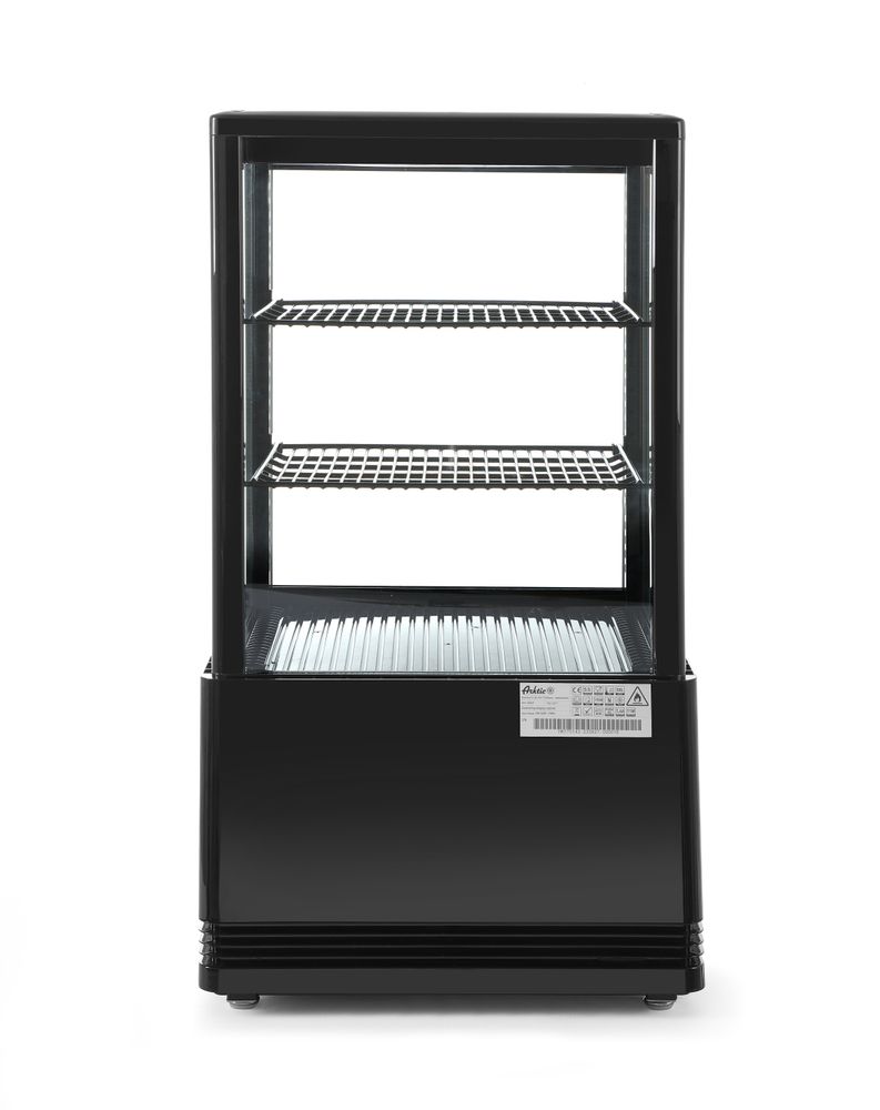 Refrigerated display cabinet, 58 l, Arktic, black, 230V/170W, 452x406x(H)816mm
