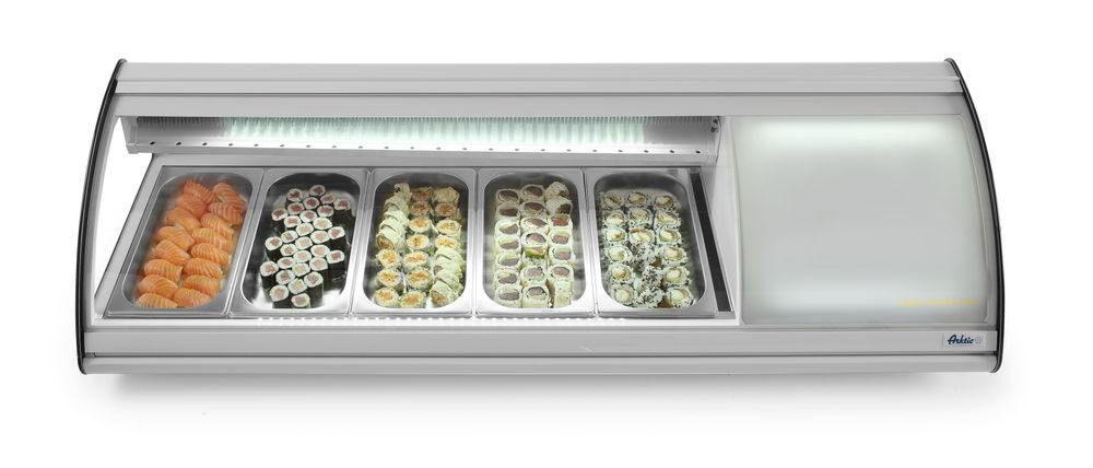 Külmlett sushi jaoks 5x GN 1/3, Arktic, 230V/160W, 1307x450x(H)330mm