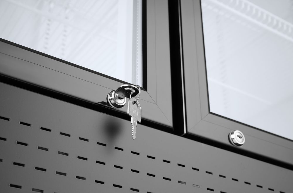 Backbar koelkast met lichtbak, dubbele deur