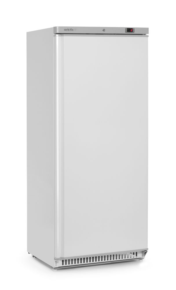 Koelkast met witte, gelakte stalen behuizing