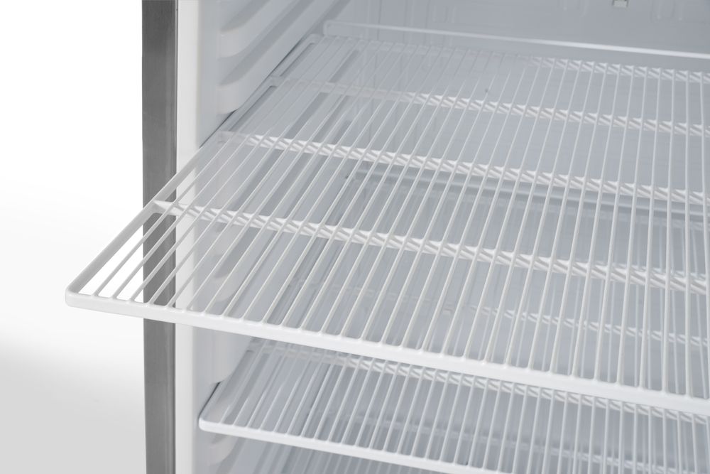 Budget Line koelkast in een behuizing van roestvast staal